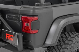 Jeep Wrangler Unlimited Trail Cladding - Rear Corners - Rough Country - '18-'25